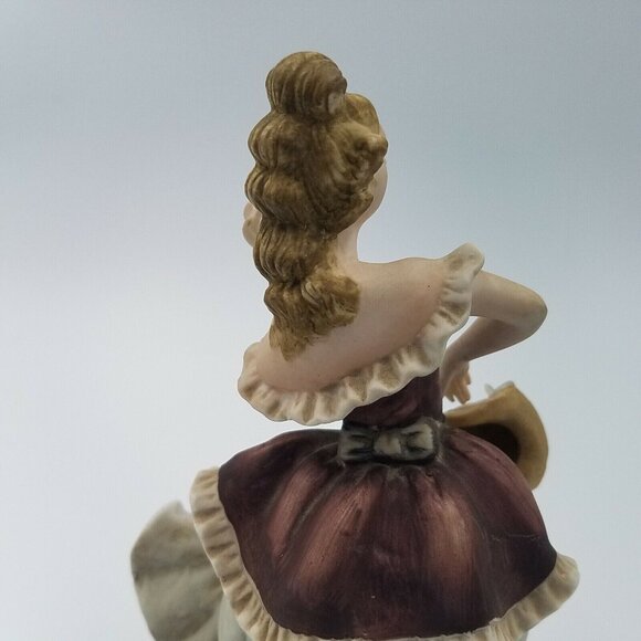 Lefton Bisque China Queen Elizabeth I 8" x 4" Figurine Handpainted KW343 Japan - Picture 8 of 10